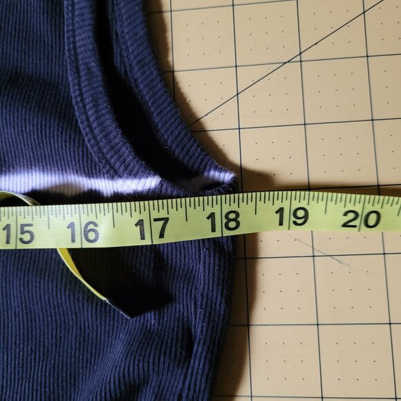 Debra Debro Black & White Striped Tank Top Misses XL - Picture 4 of 6